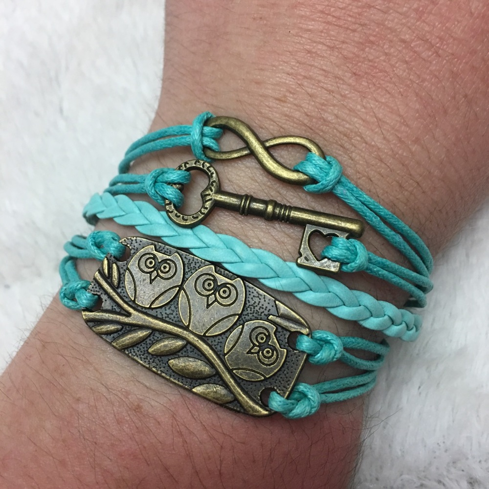 (P2) Owl Key Bracelet - Picture 2 of 5